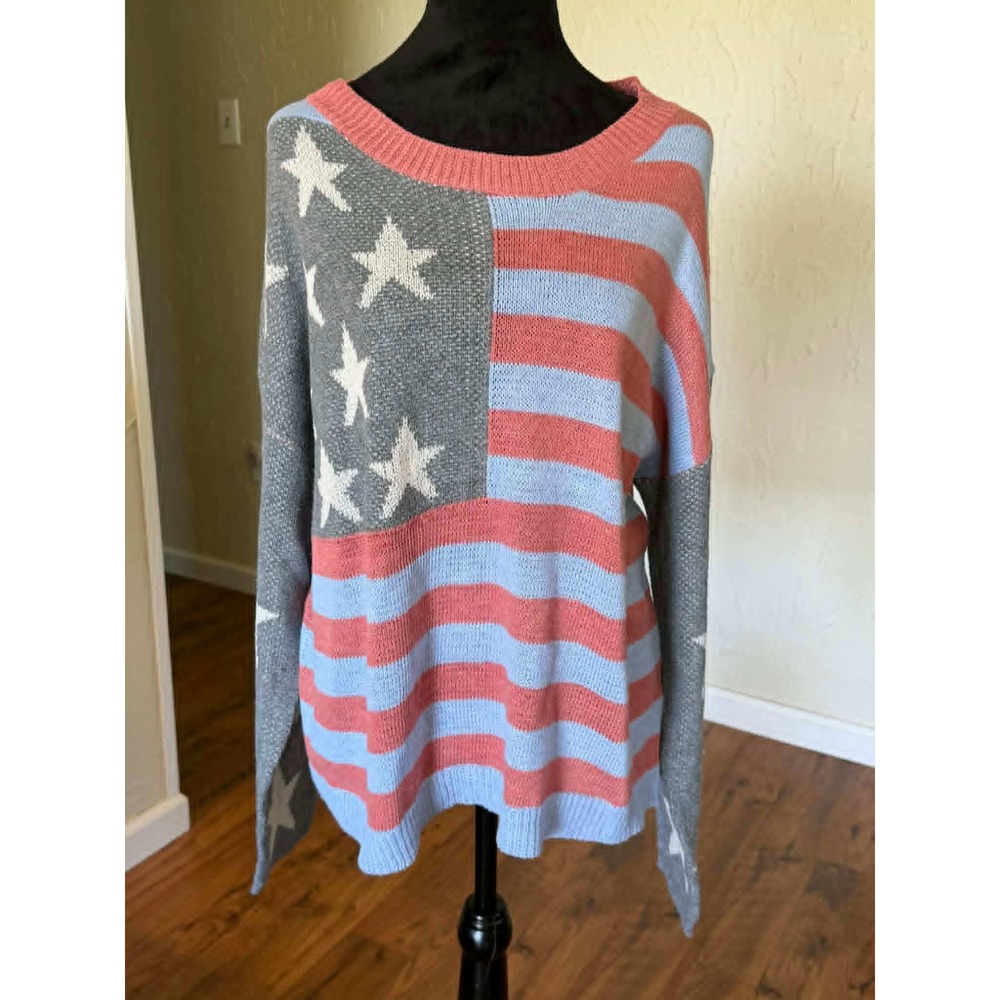 Patriotic Women's Lightweight Sweater